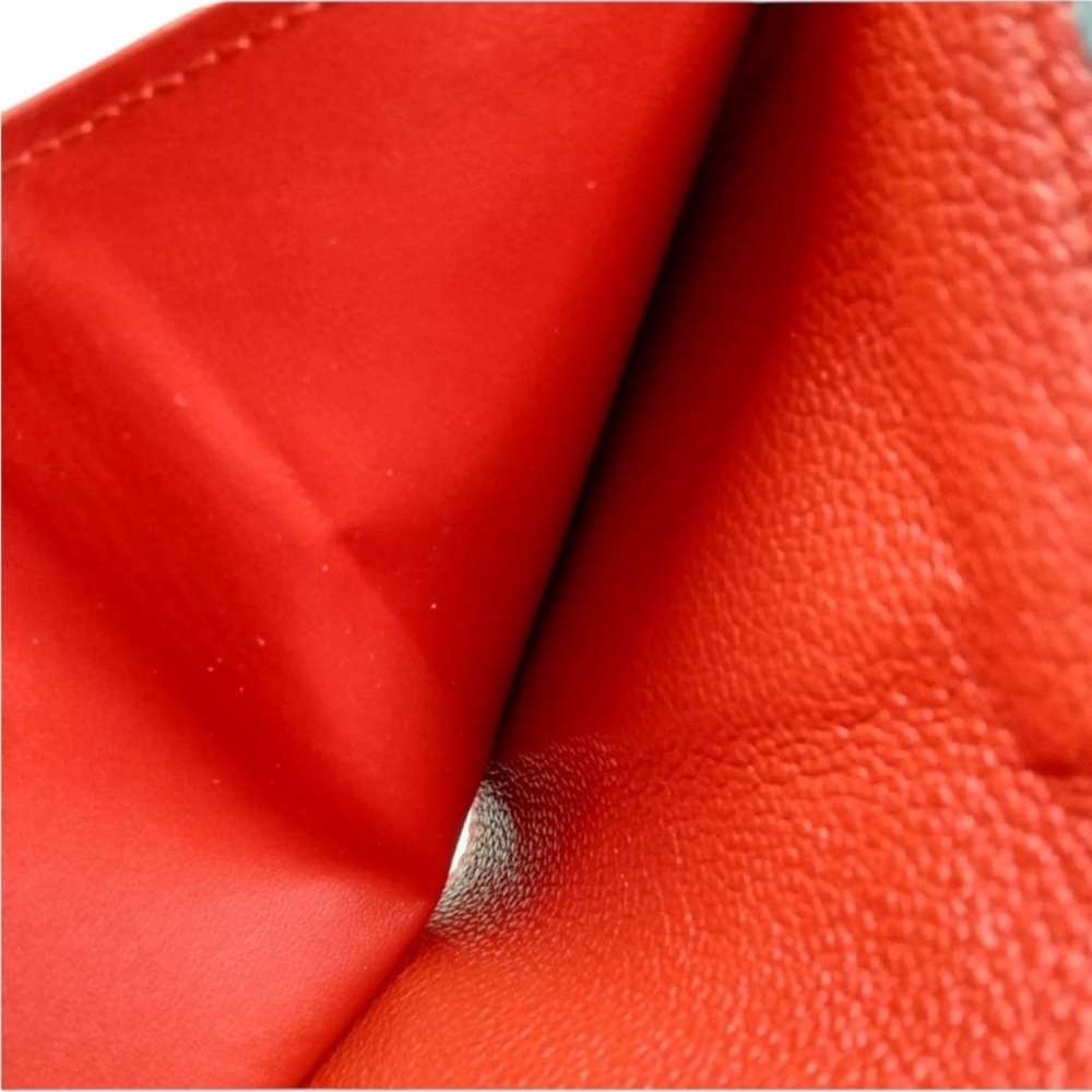 Louis Vuitton Red and Brown Monogram Wallet - Picture 7 of 9